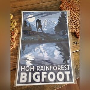 Hoh Rainforest Bigfoot 8×12 Art Print
